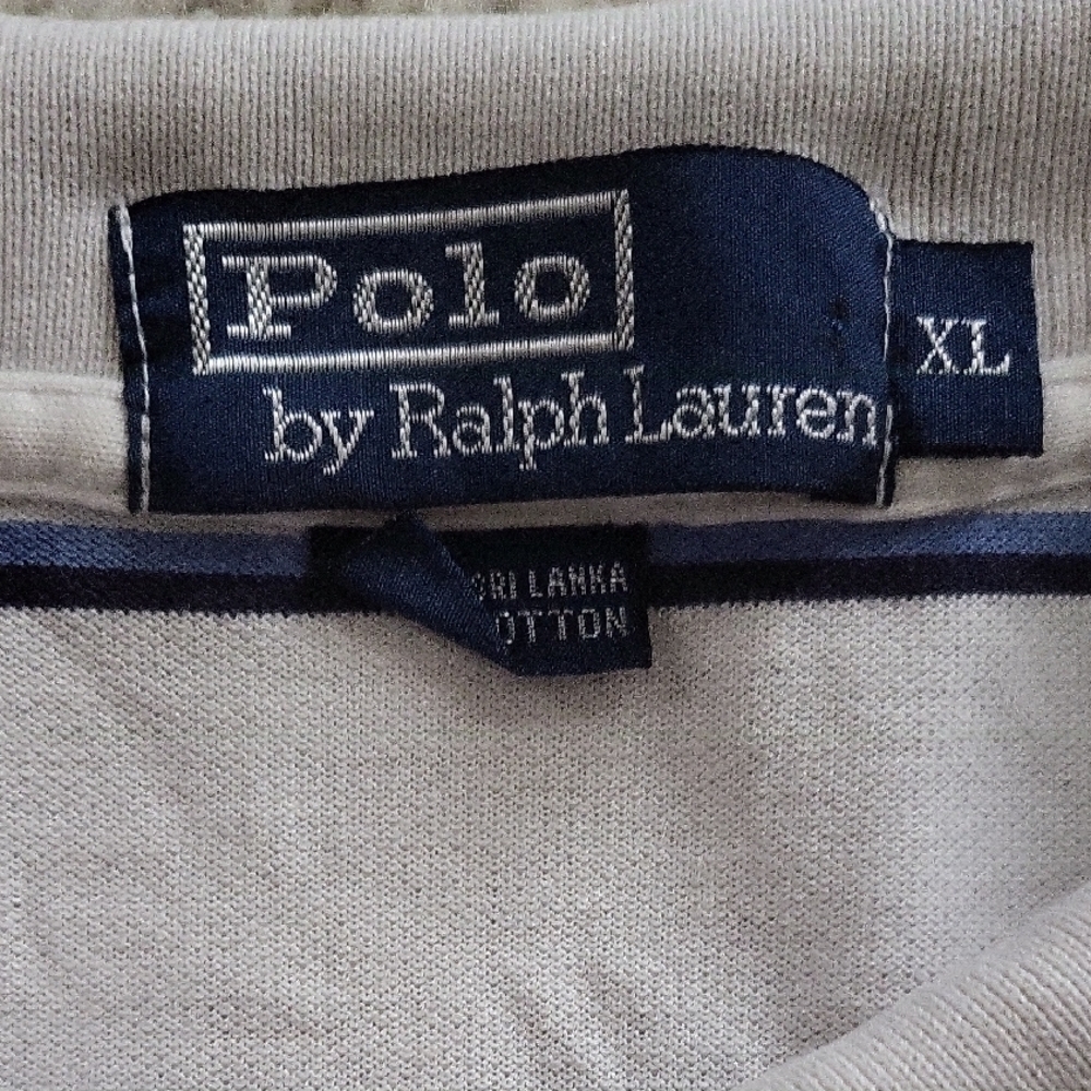 Ralph Lauren Polo with Navy and Black Stripes - Picture 3 of 5